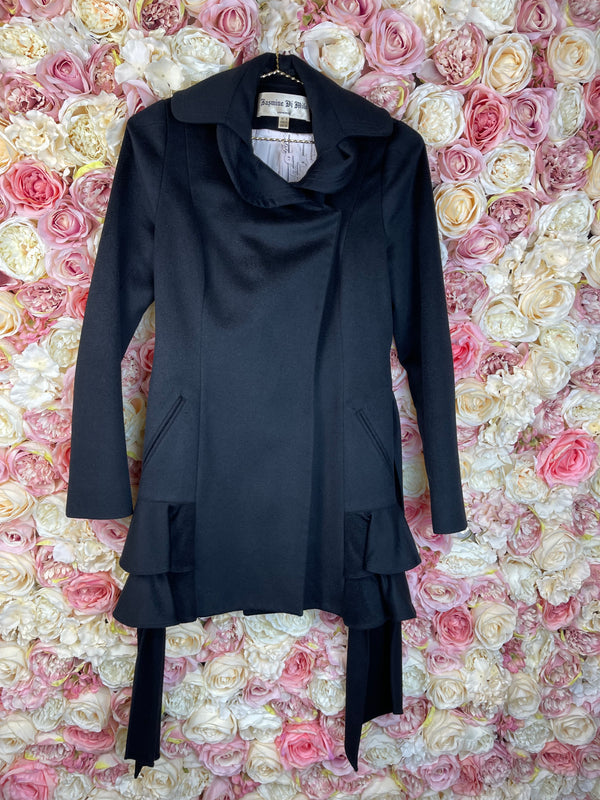 Jasmine Di Milo Coat Black Sz. 36 DE