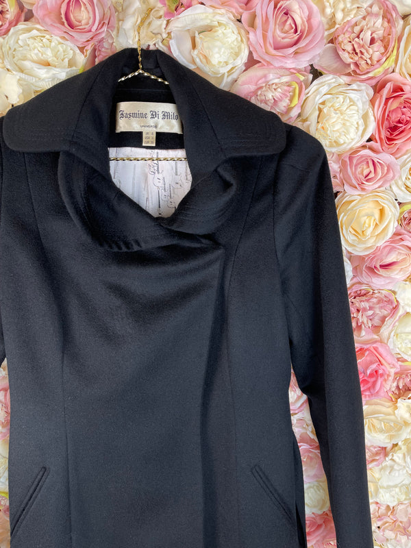 Jasmine Di Milo Coat Black Sz. 36 DE
