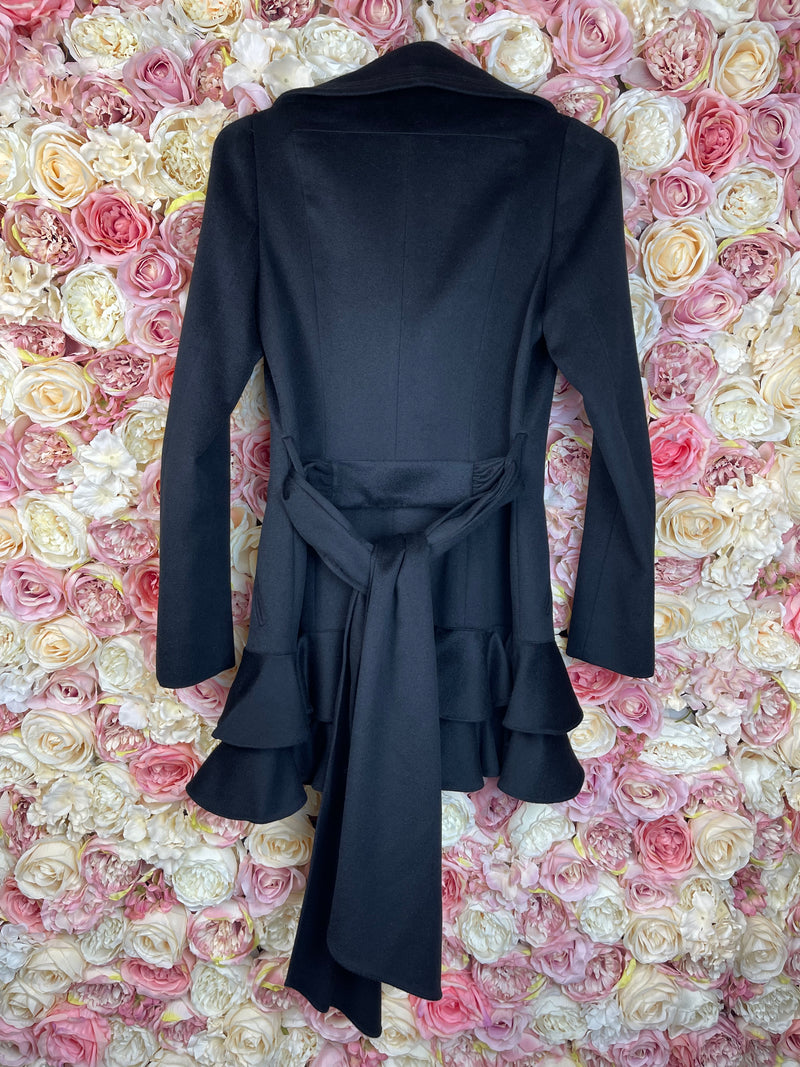 Jasmine Di Milo Coat Black Sz. 36 DE