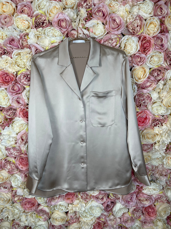 Hugo Boss Classic Set Blouse & Pants Beige Sz. 34 DE
