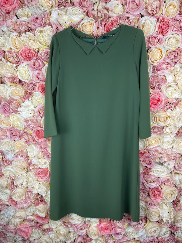 Aspesi Long Sleeved Dress Green Sz. 38 DE
