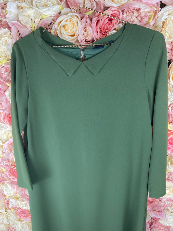 Aspesi Long Sleeved Dress Green Sz. 38 DE