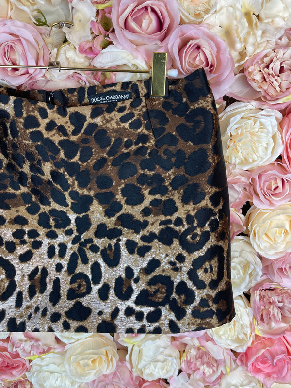 Dolce & Gabbana Mini Skirt Leo Sz. 36 DE