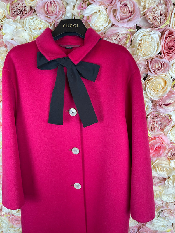 Gucci Coat Berry Red Sz. 36 DE