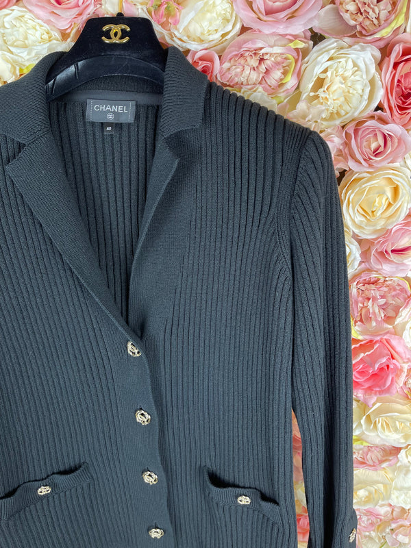 Chanel Classic Cardigan Black Sz. 38 DE