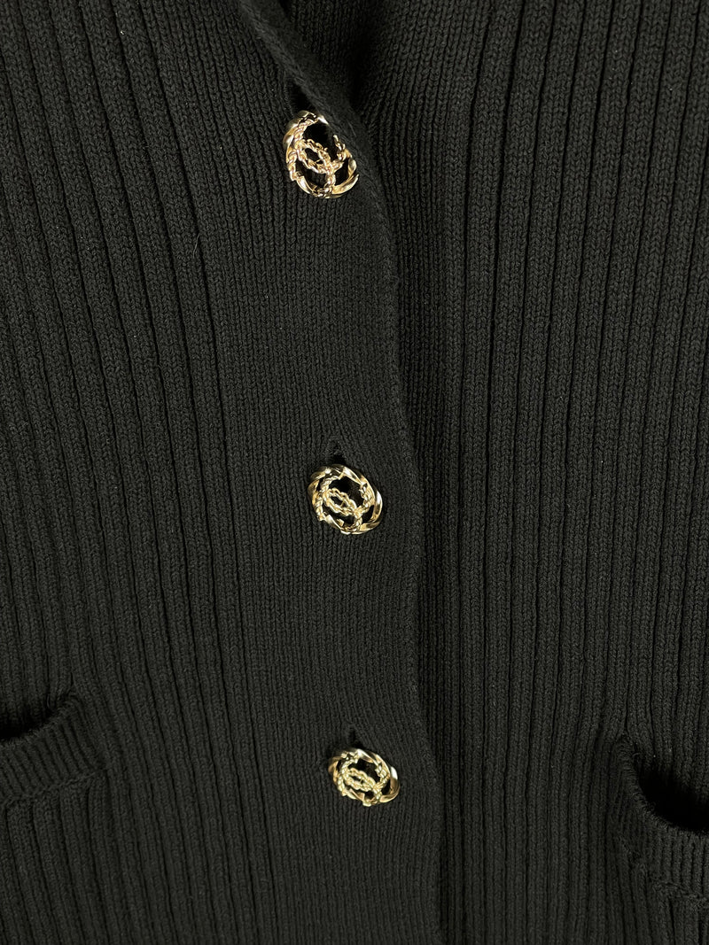 Chanel Classic Cardigan Black Sz. 38 DE