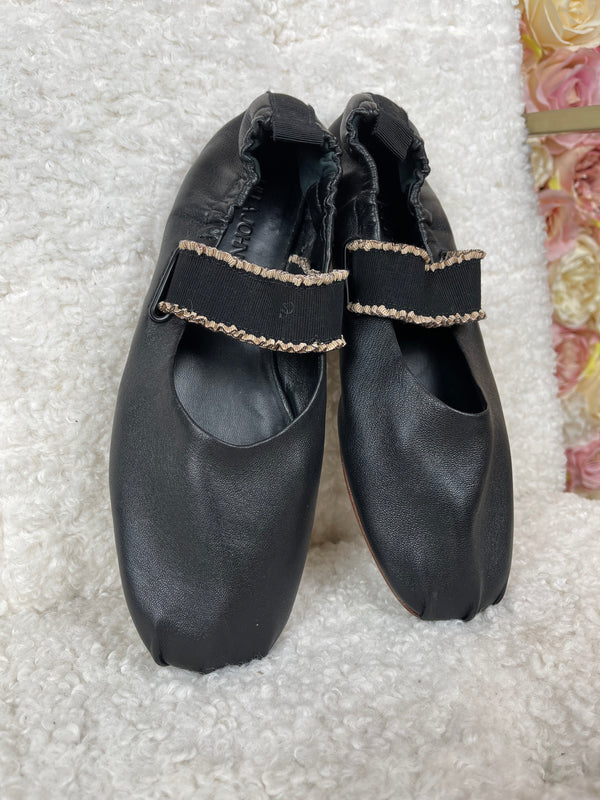 Ulla Johnson Ballet Flats Black Sz. 38 EU