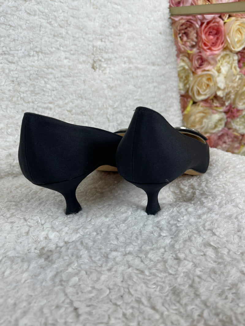 Manolo Blahnik Heels Black Sz. 38 EU