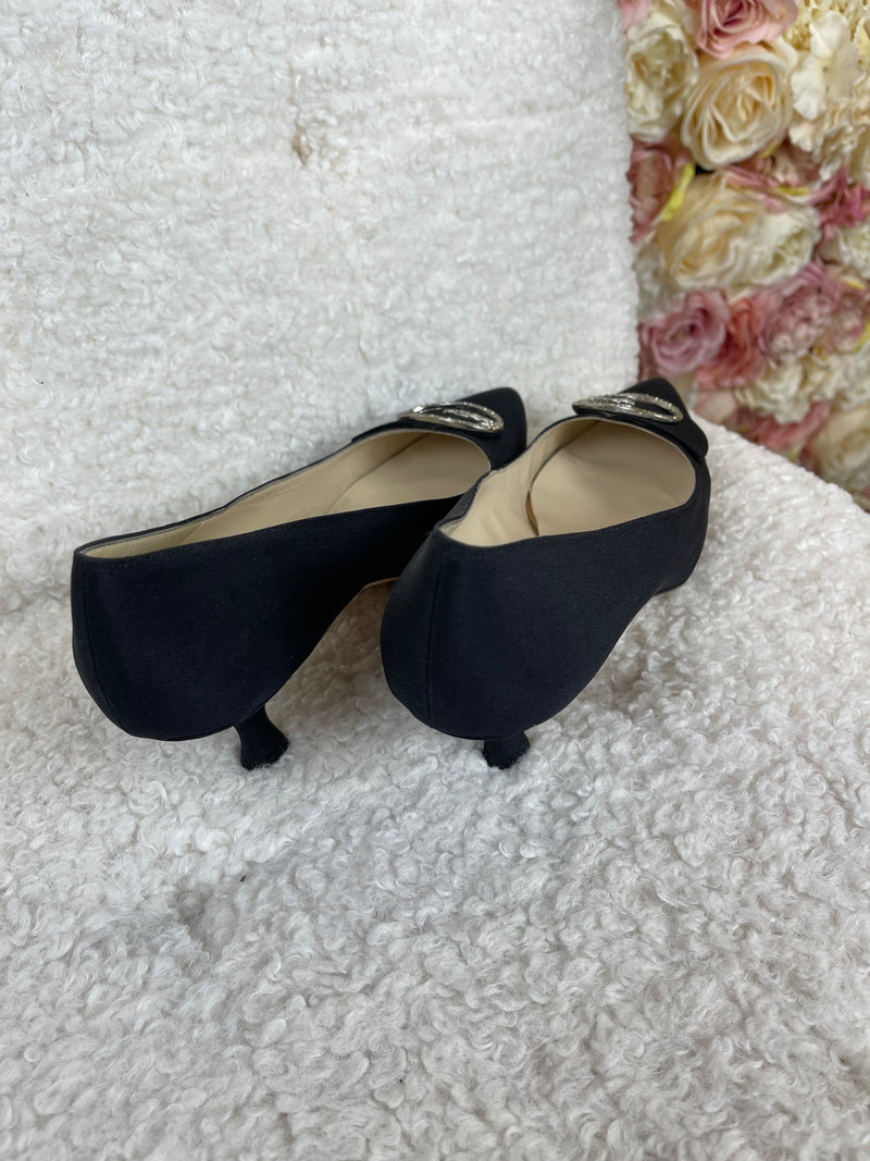 Manolo Blahnik Heels Black Sz. 38 EU