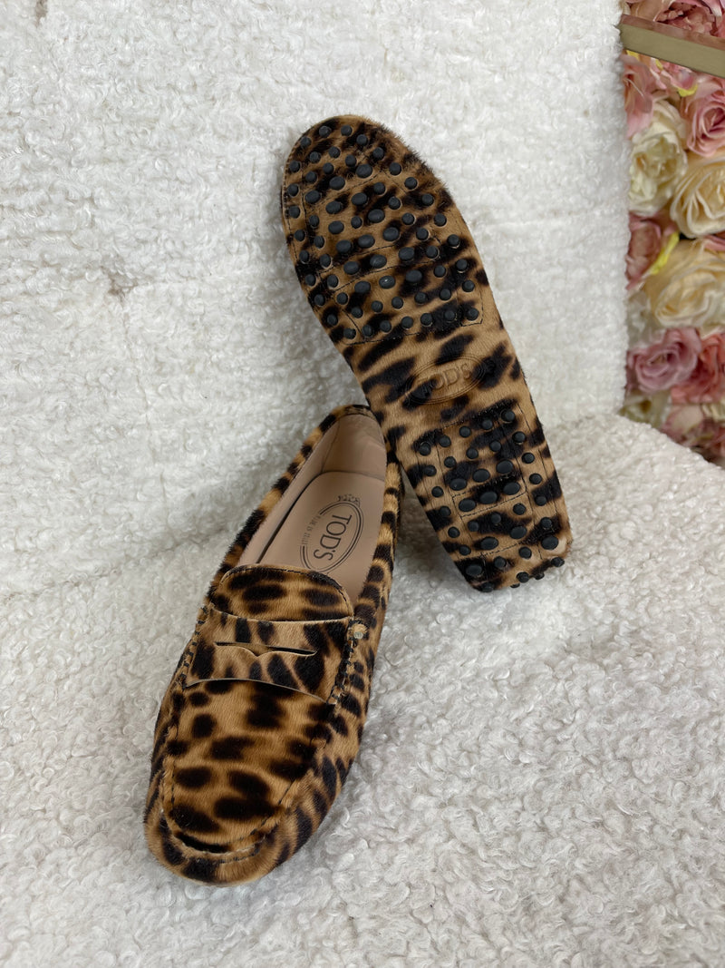 Tod's Loafers Leo Print Sz. 37 EU