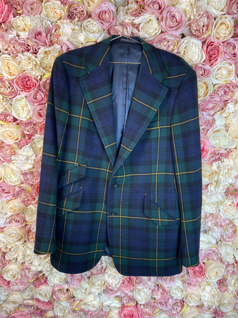 Polo Ralph Lauren Check Blazer Green Multi Sz. L