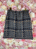 Chanel 16A Tweed Skirt Brown Multi Sz. 34 DE