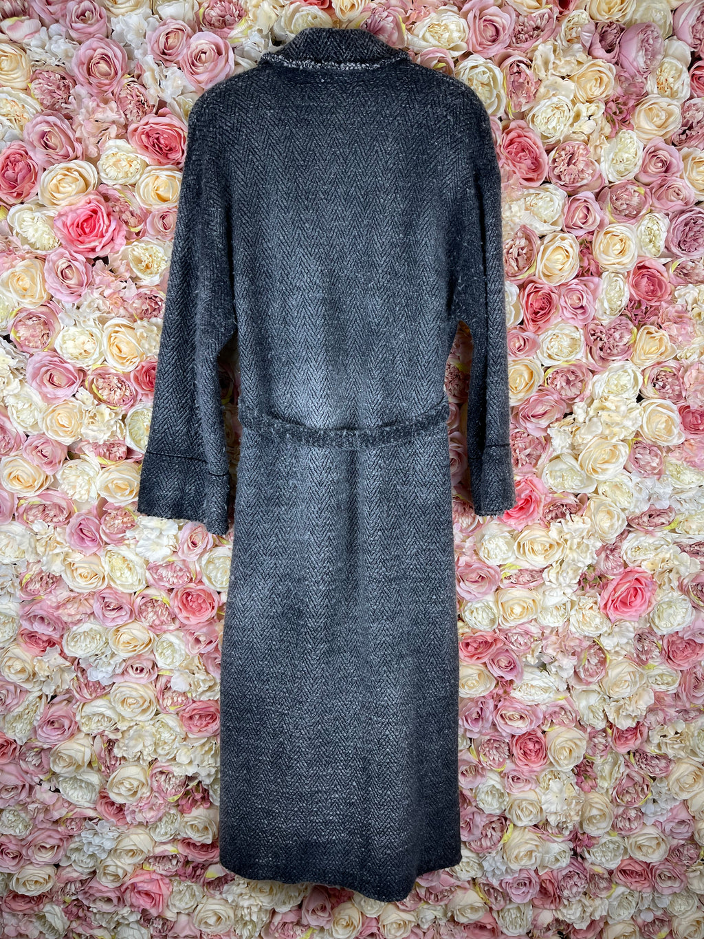 Avant Toi Wool Cashmere Coat Grey Sz. L
