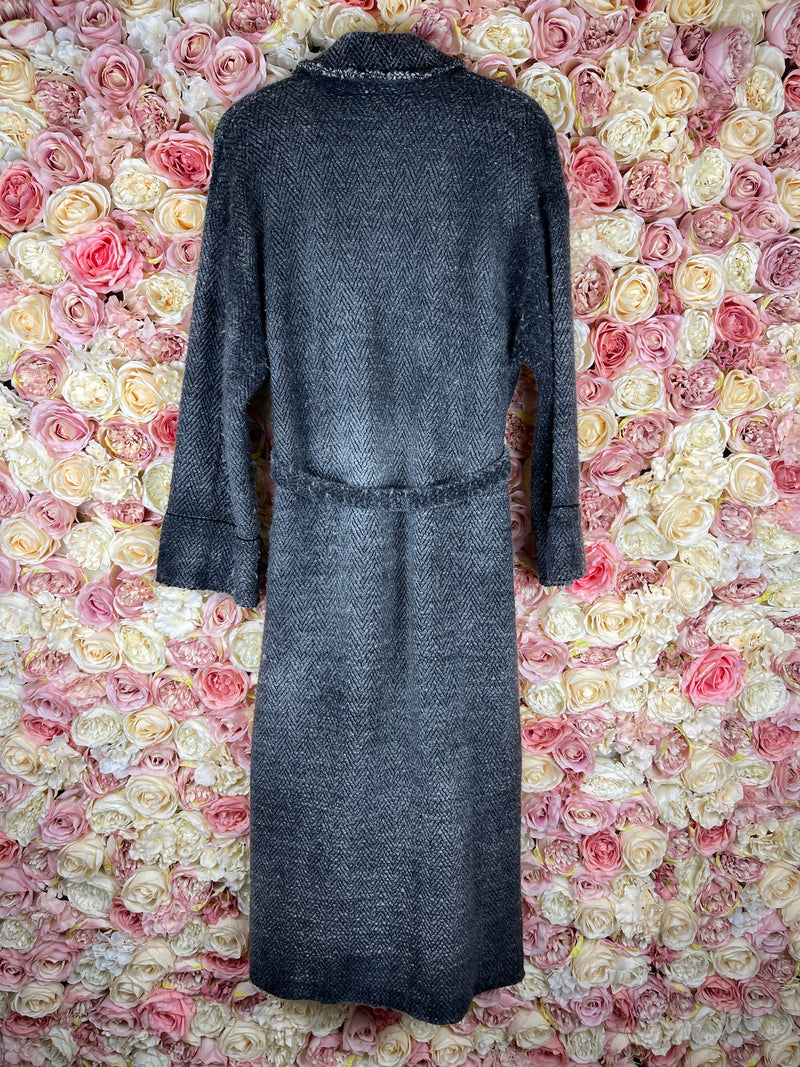 Avant Toi Wool Cashmere Coat Grey Sz. L