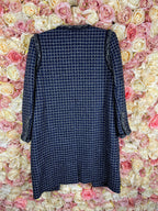 Chanel 17P Tweed Coat Blue Multi Sz. 42 DE