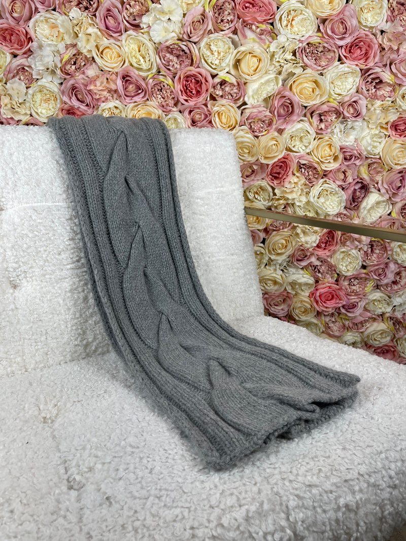 Loro Piana Baby Cashmere Scarf Grey