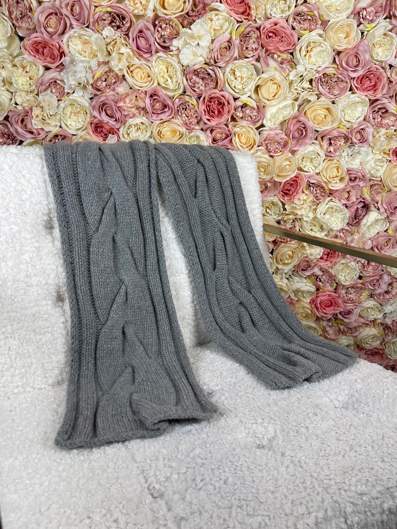 Loro Piana Baby Cashmere Scarf Grey