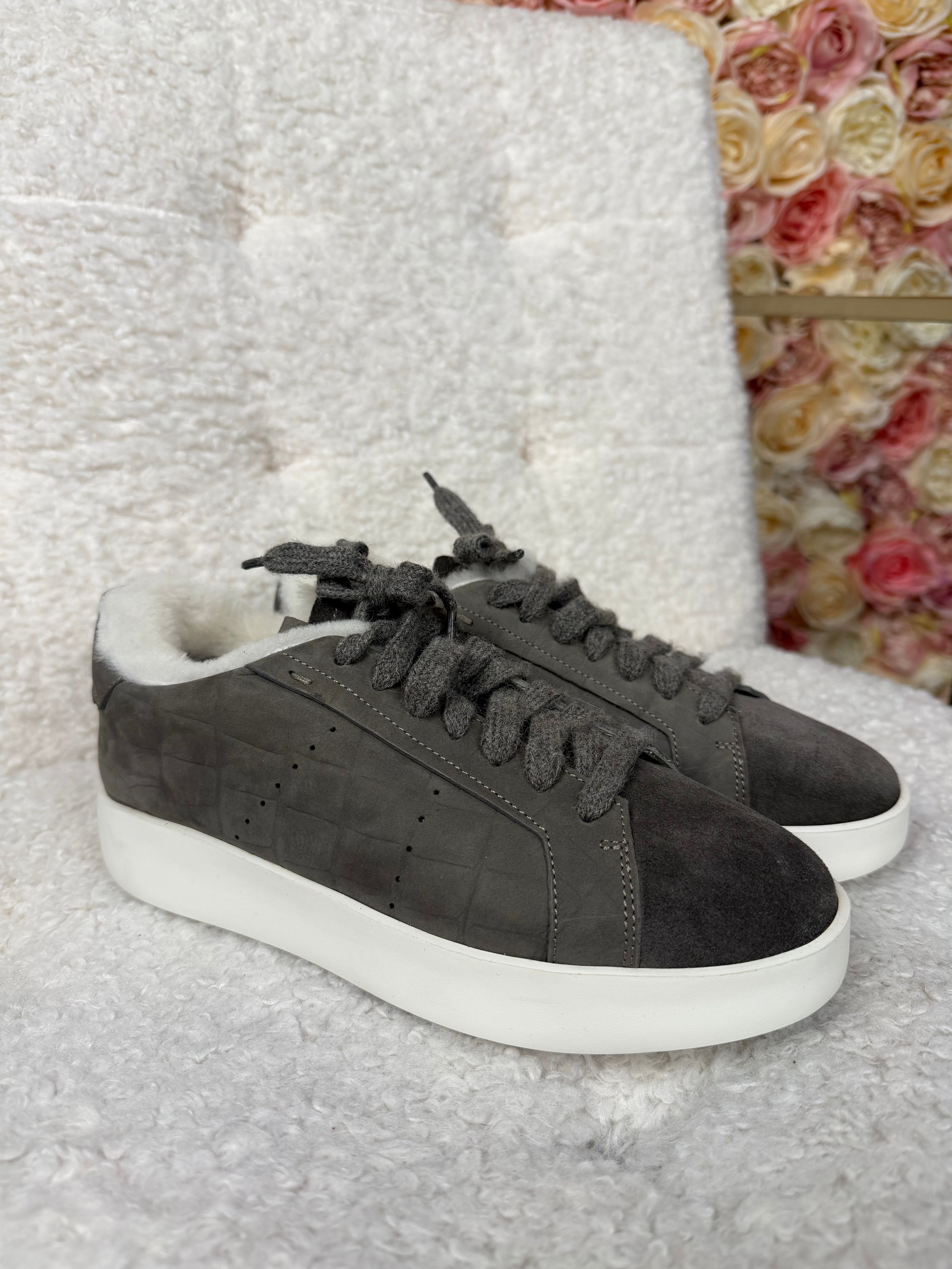 Santoni Sneakers Grey Sz. 38 EU
