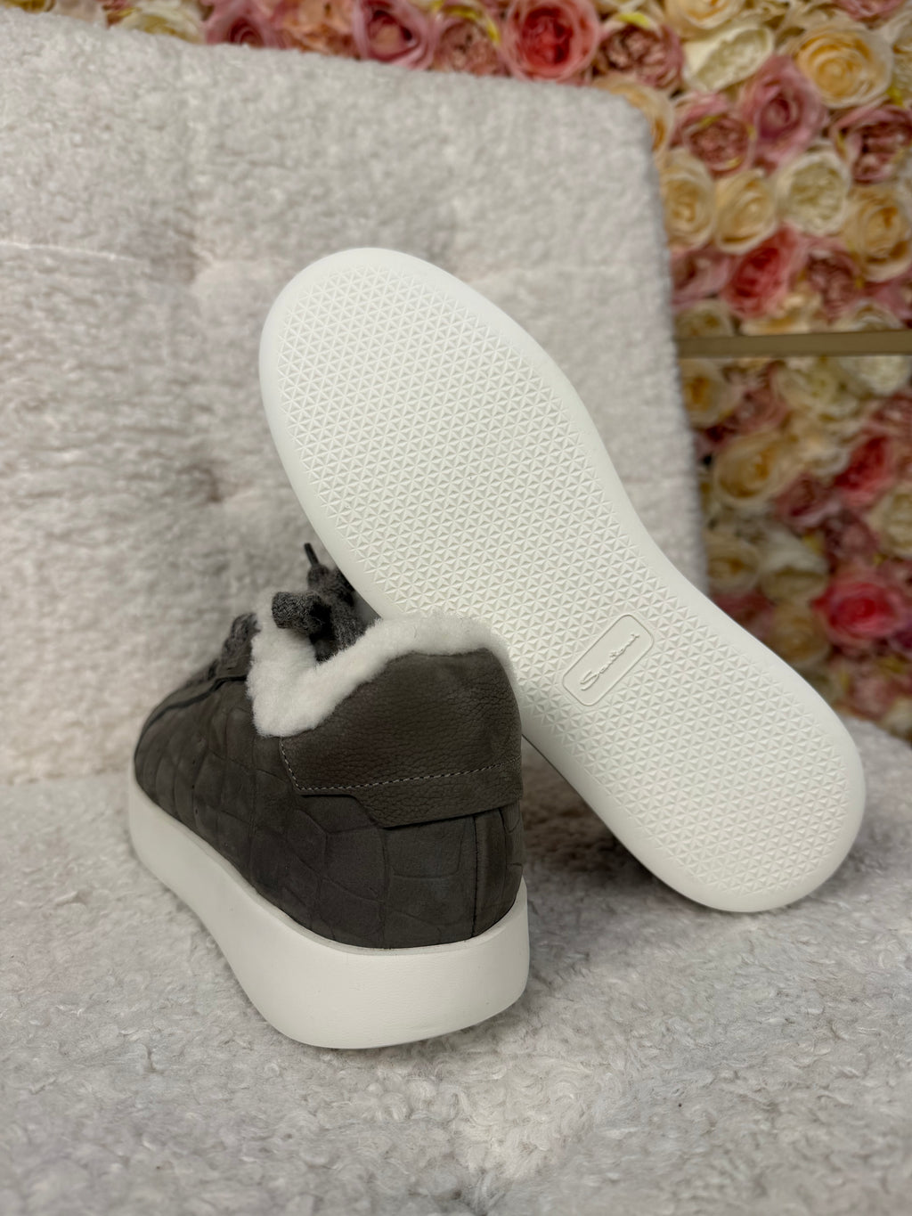 Santoni Sneakers Grey Sz. 38 EU