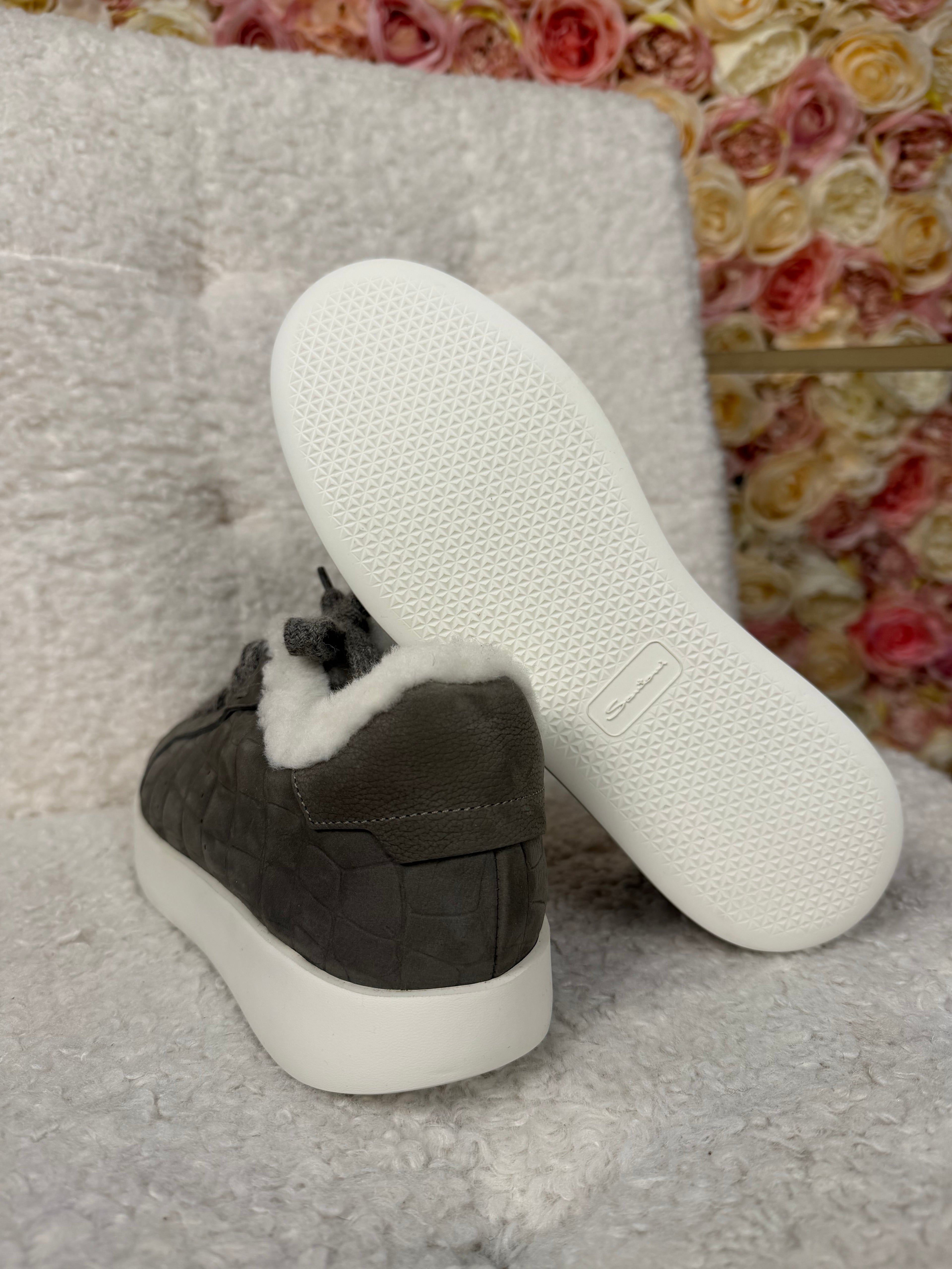 Santoni Sneakers Grey Sz. 38 EU