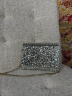 Jimmy Choo Candy Clutch Silver Gold
