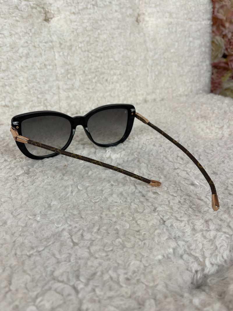 Louis Vuitton Sunglasses Black Brown