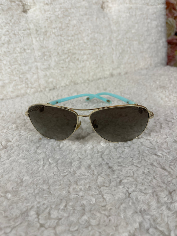 Tiffany & Co. Sunglasses Silver Light Blue