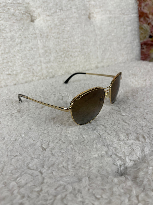 Chanel Sunglasses Gold