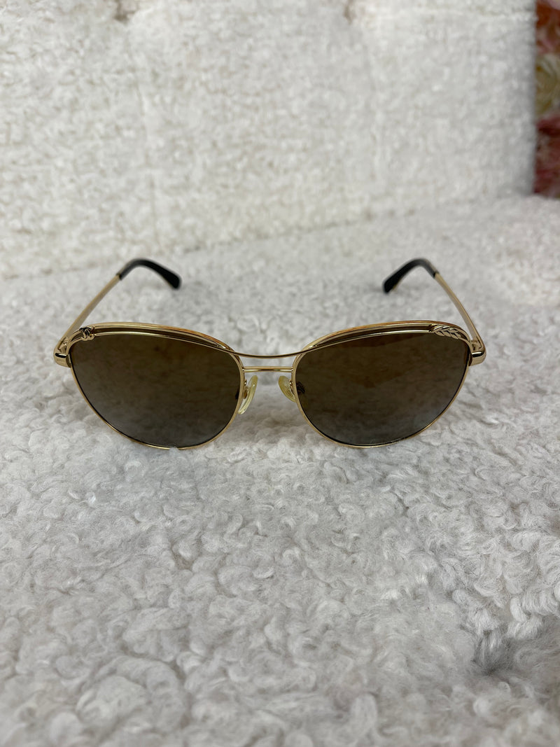 Chanel Sunglasses Gold