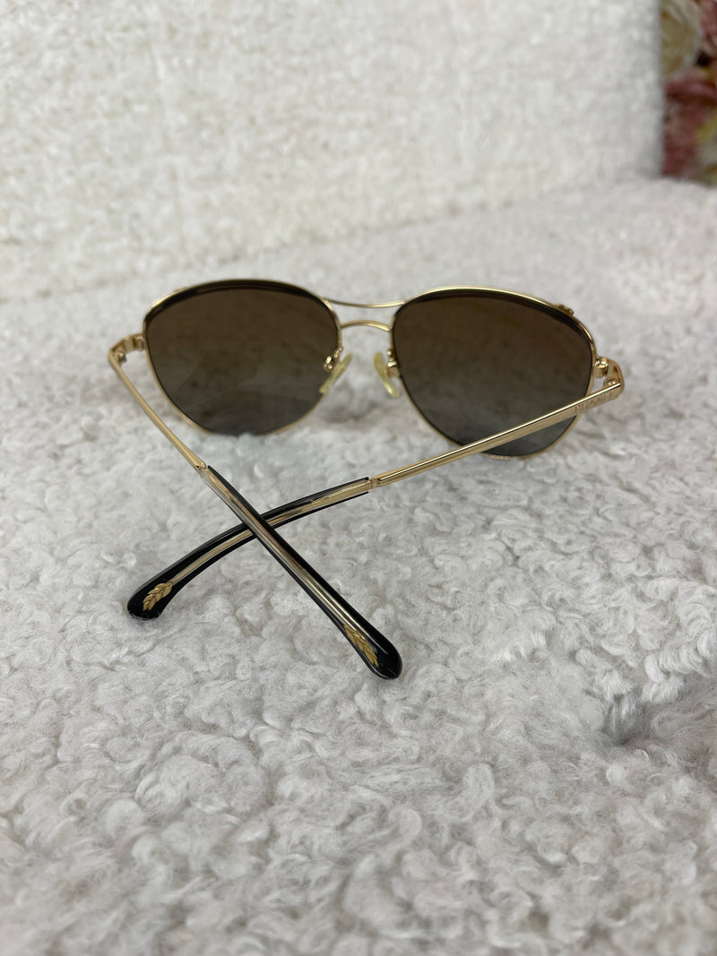 Chanel Sunglasses Gold