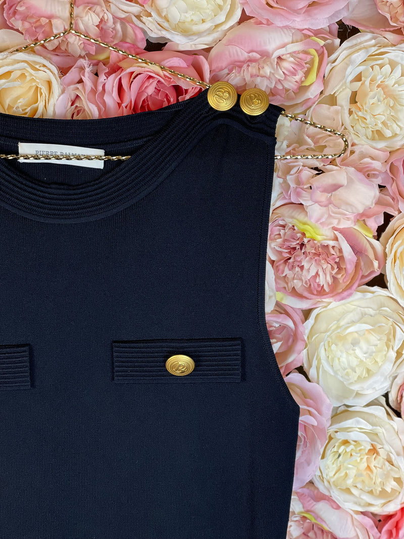 Pierre Balmain Dress Black Sz. 36 DE