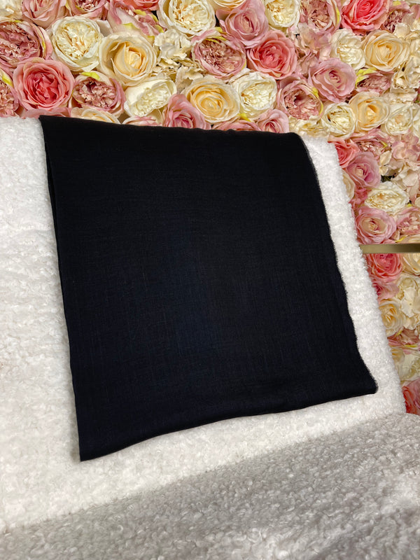 Fedeli Cashmere Scarf Black