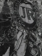 John Richmond Scarf Black White