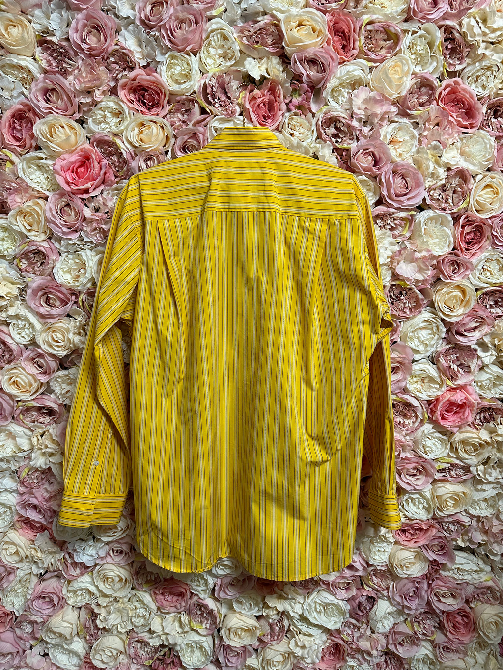 Balenciaga Striped Blouse Yellow