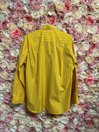 Balenciaga Striped Blouse Yellow