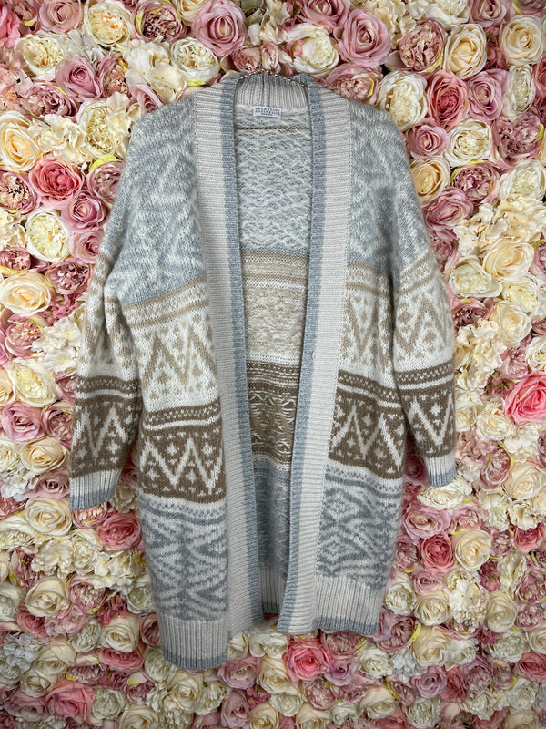 Brunello Cucinelli Cardigan Grey Multi Sz. XS