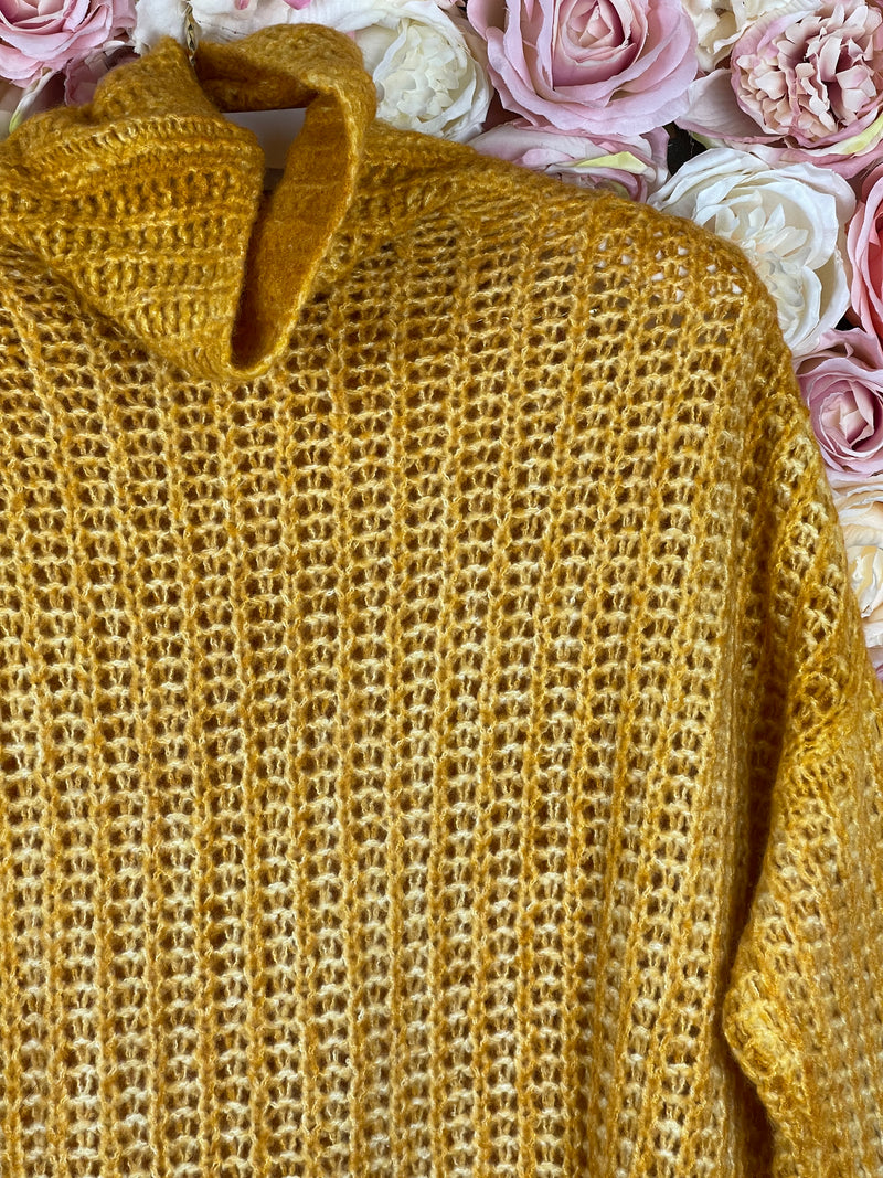 Avant Toi Cashmere Silk Sweater Yellow Sz. S