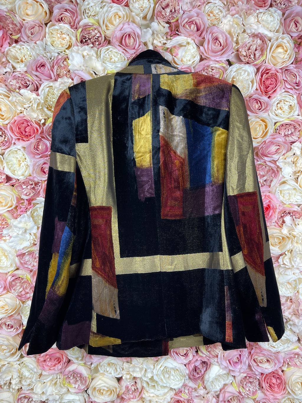 Akris Velvet Blazer Multicolor Sz. 44 DE
