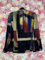 Akris Velvet Blazer Multicolor Sz. 44 DE