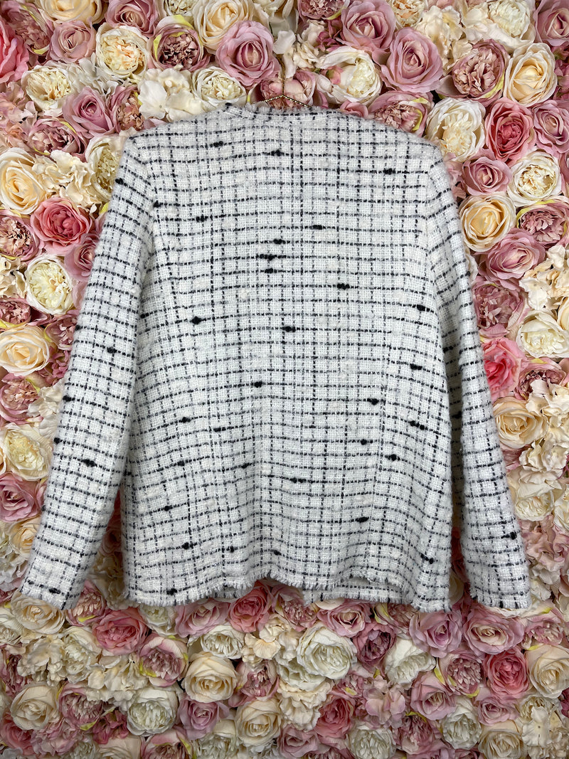 Iro Blazer White Black Sz. 40 DE