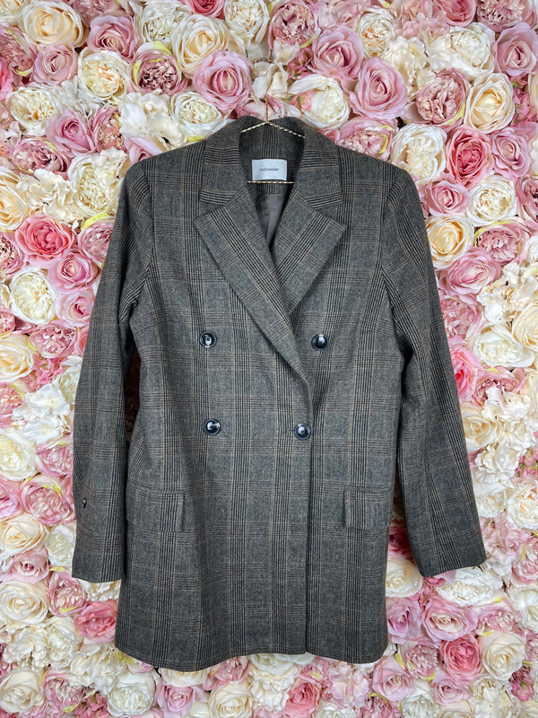 Holzweiler Check Blazer Brown Sz. M & L