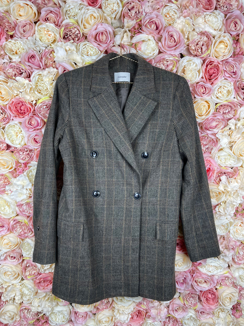 Holzweiler Check Blazer Brown Sz. M & L