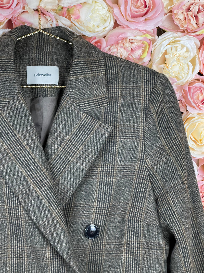 Holzweiler Check Blazer Brown Sz. M & L