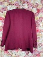 Chanel Métiers d'Art 2020 Blazer Red Black Sz. 40 DE