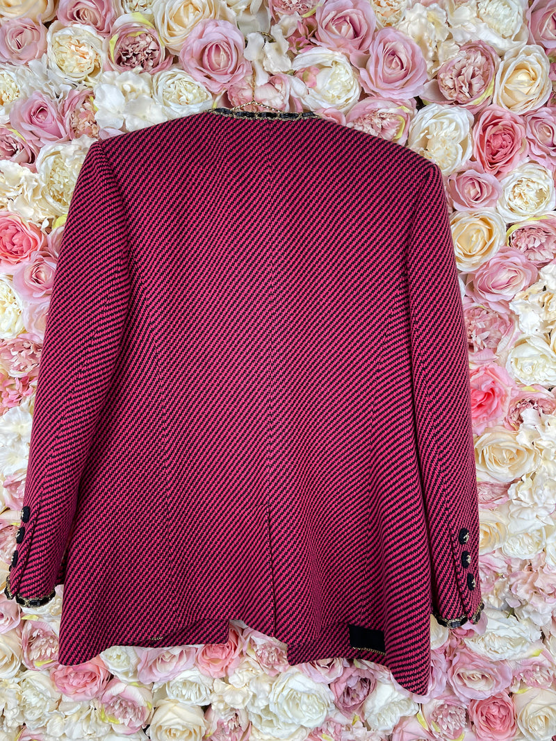 Chanel Métiers d'Art 2020 Blazer Red Black Sz. 40 DE