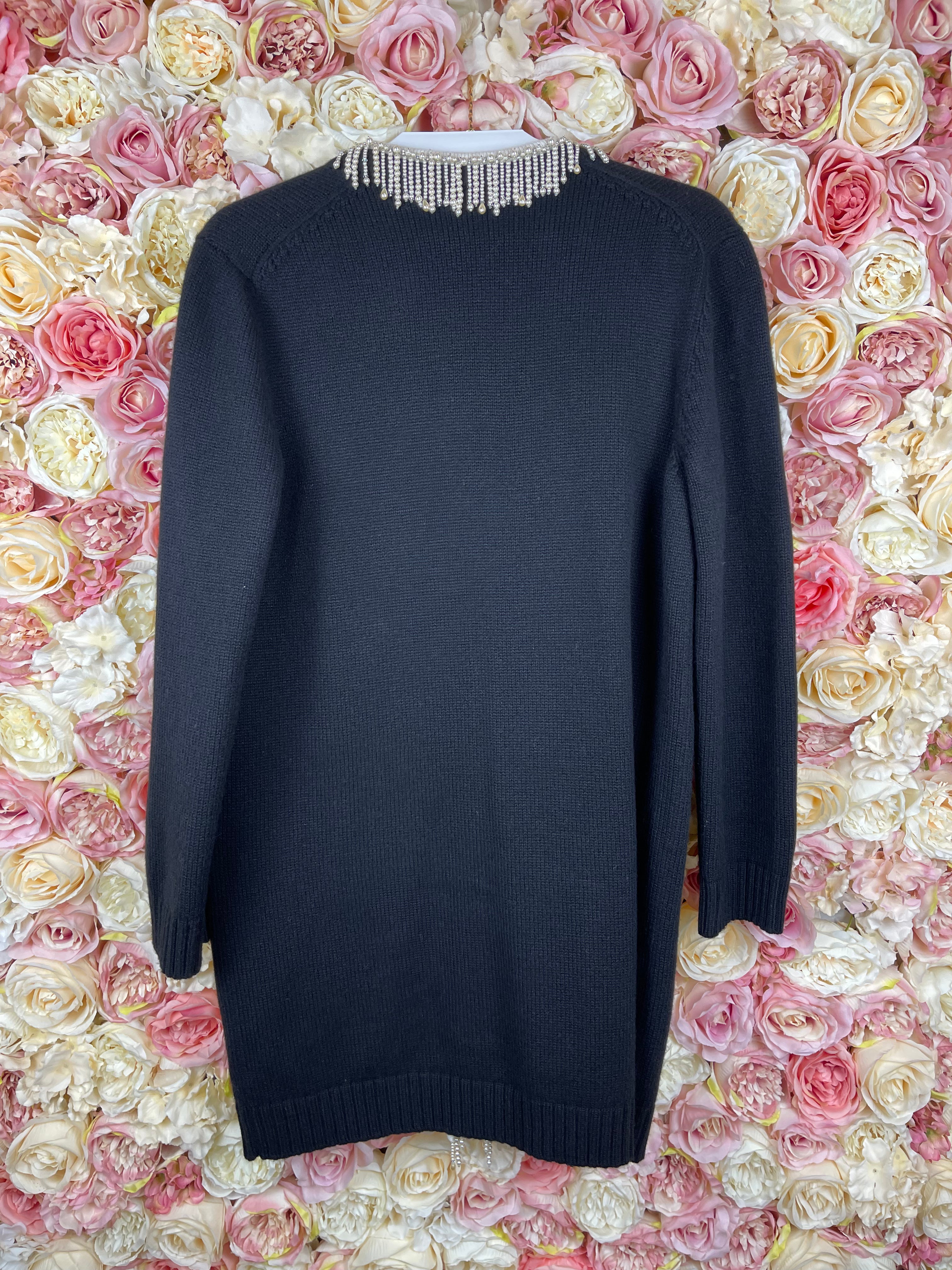 Chanel Cashmere Cardigan with Pearls Sz. 42 DE