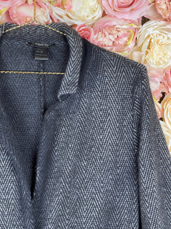 Avant Toi Merino Wool Mix Jacket Grey Sz. XL