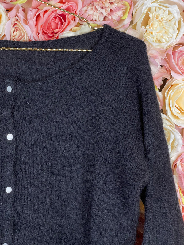 Sézane Gaspard Cardigan Black Sz. S
