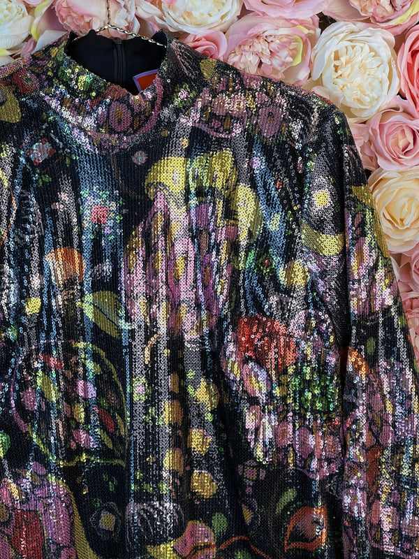 La DoubleJ Sequin Dress Multicolor Sz. M