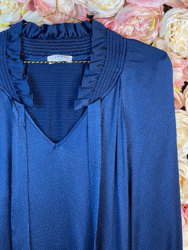 Sandro Dress Blue Sz. 38 DE